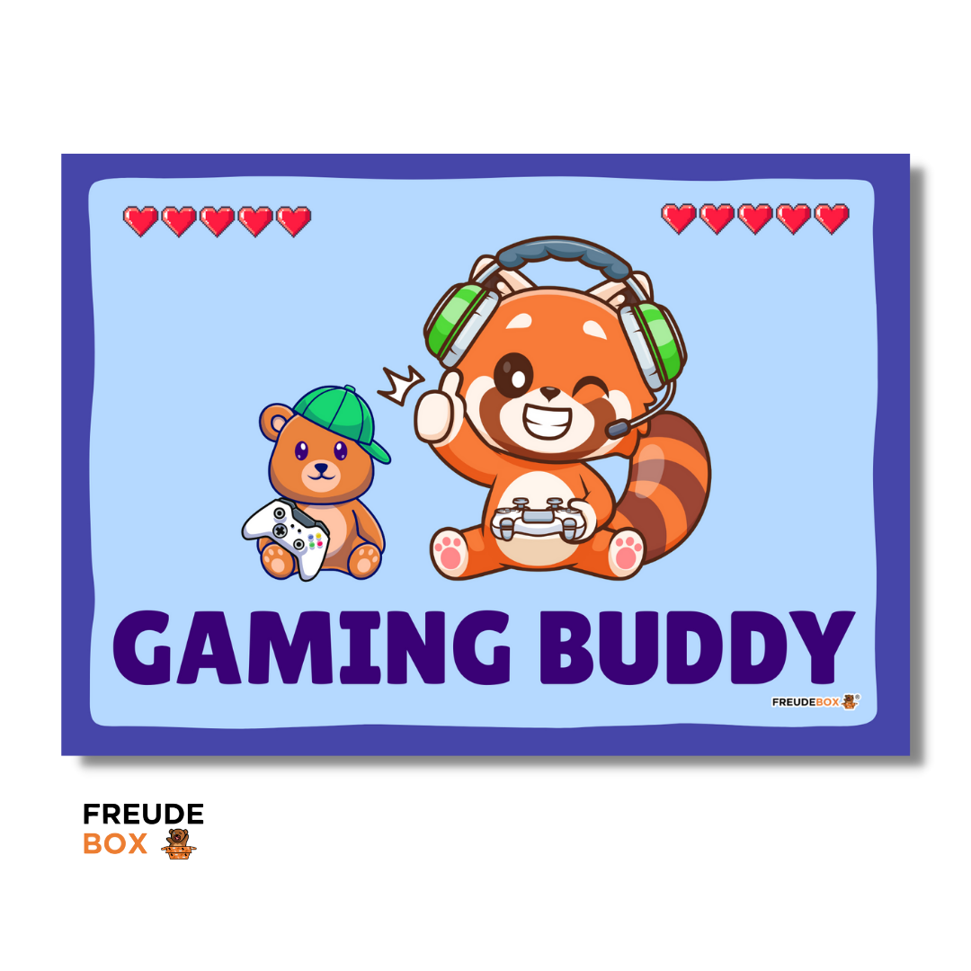 Grußkarte: Gaming Buddy ✏️