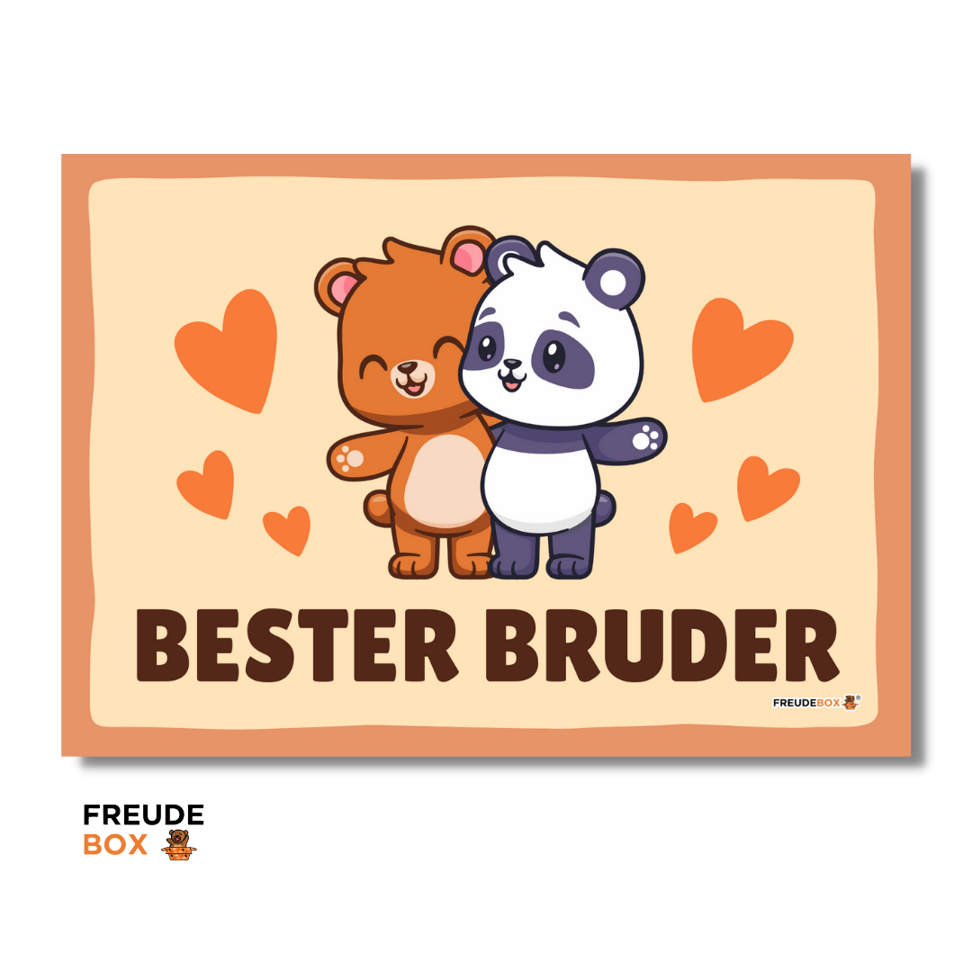 Grußkarte: Bester Bruder ✏️