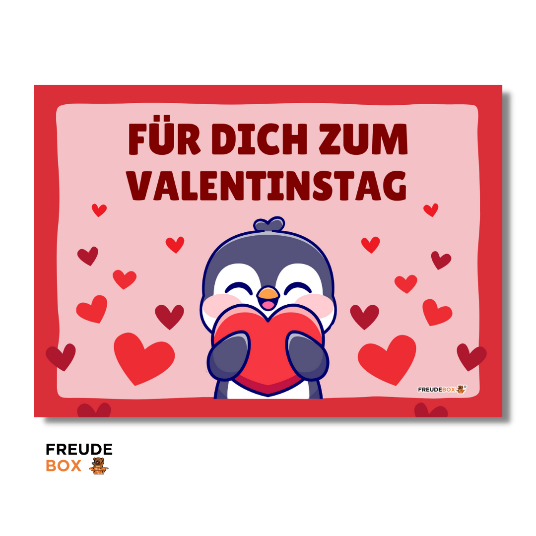 Grußkarte: Zum Valentinstag ✏️