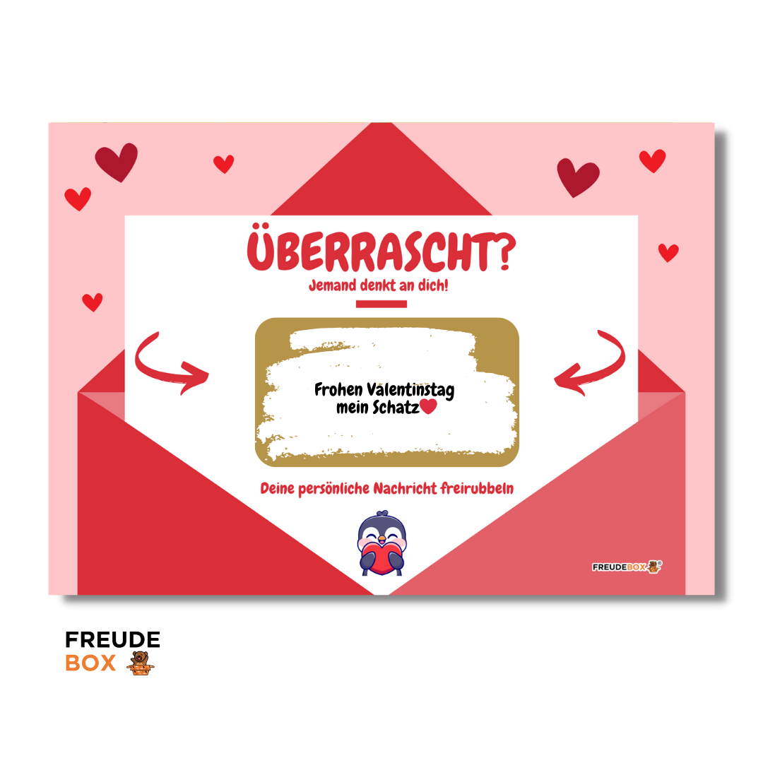 Grußkarte: Zum Valentinstag ✏️