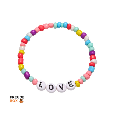 Armband: "Love" bunt