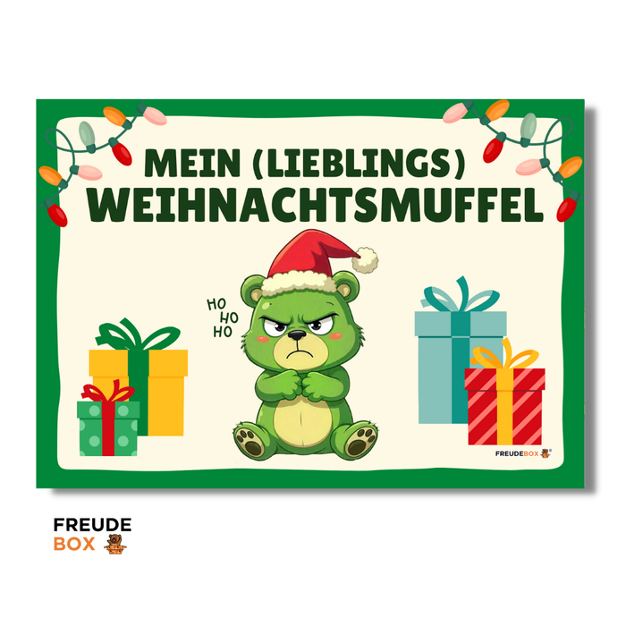 Grußkarte: Weihnachtsmuffel ✏️