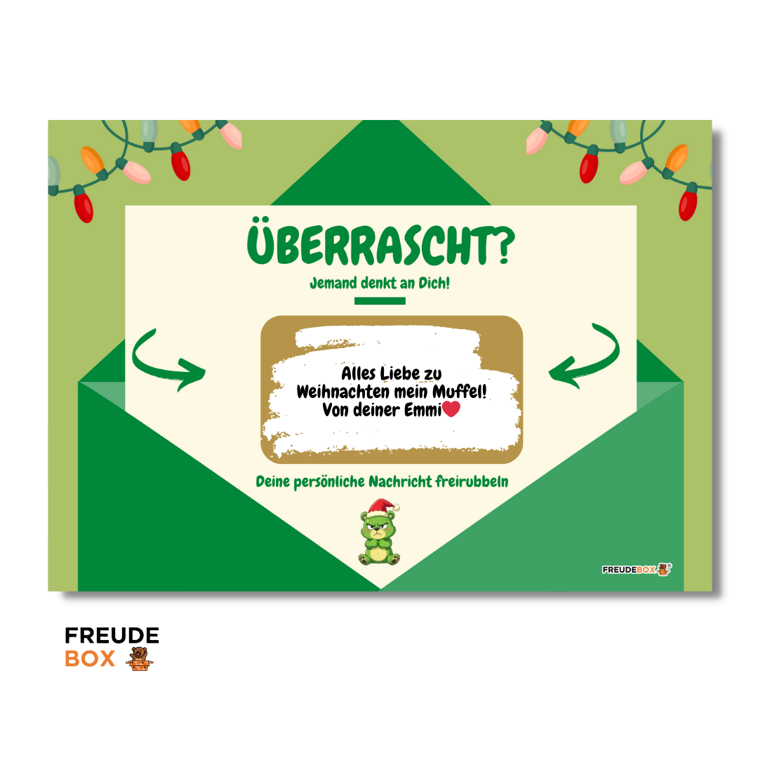 Grußkarte: Weihnachtsmuffel ✏️