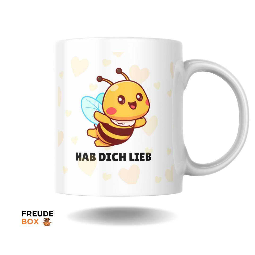 Keramiktasse Hummel "Hab dich lieb" 300 ml