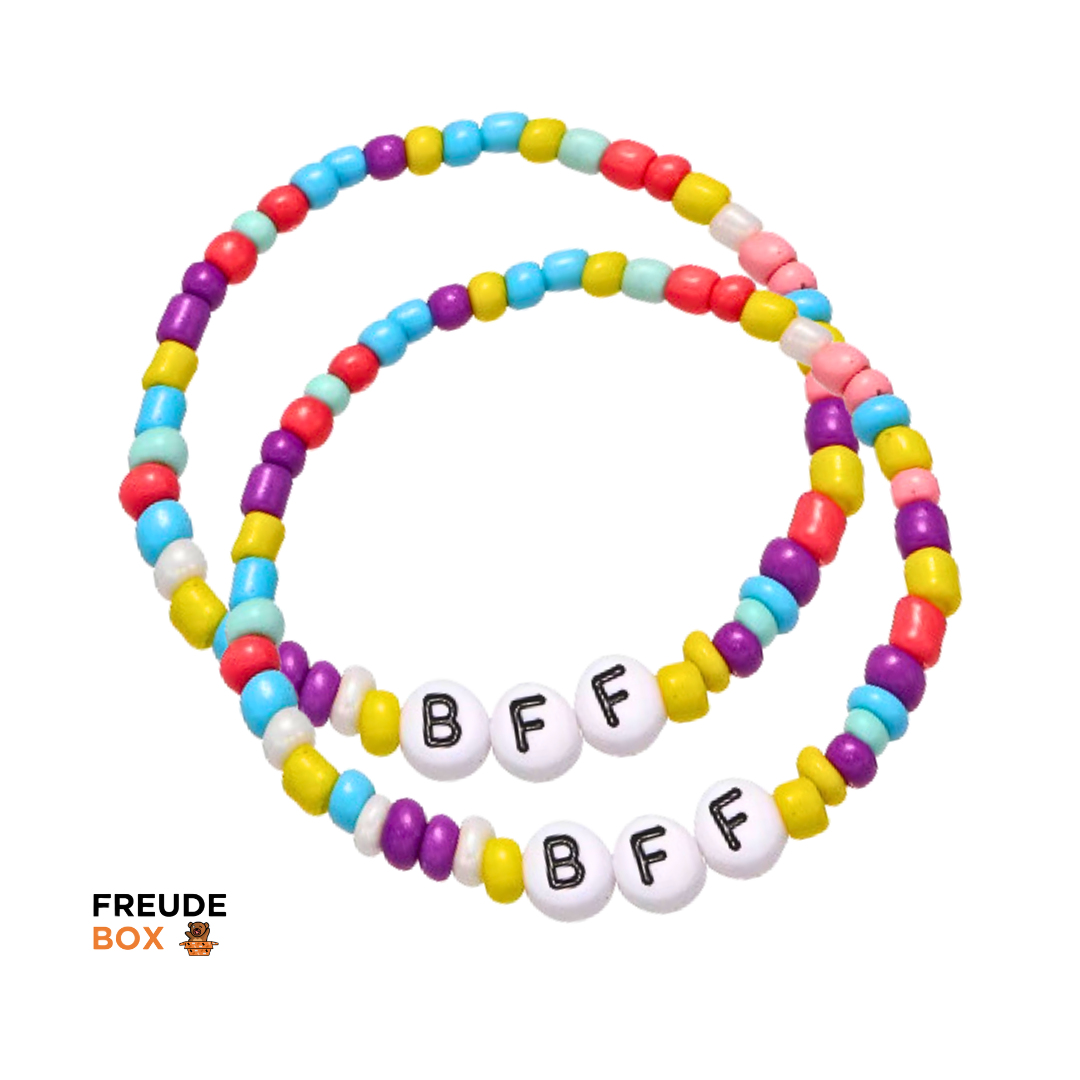 Armband: Doppelpack "BFF" bunt