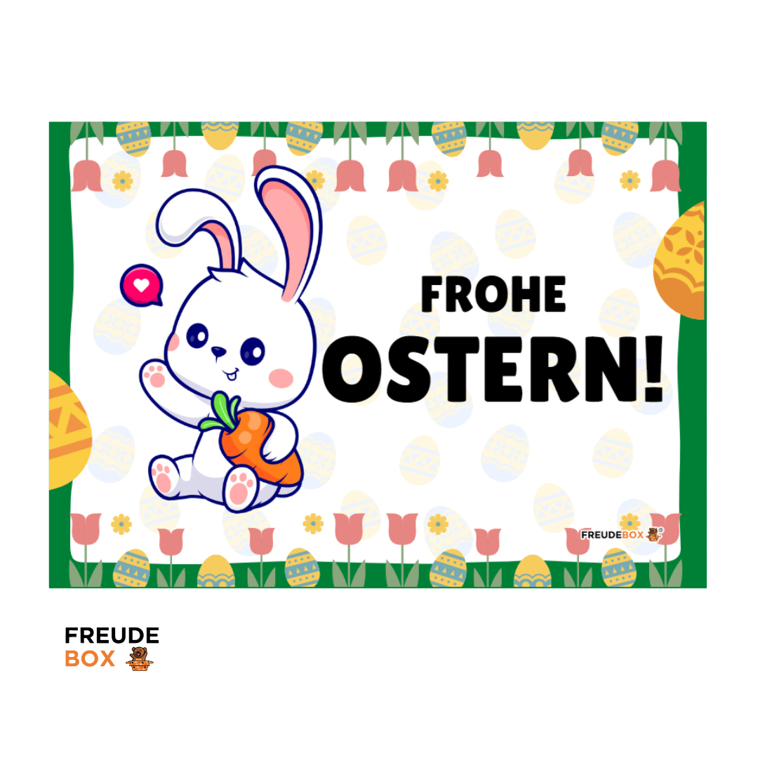 Grußkarte: Frohe Ostern! ✏️